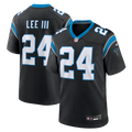 Men's Carolina Panthers Will Lee III Black Team Game Jersey