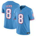 Men's Tennessee Titans Will Levis Light Blue Alternate Oilers Throwback Vapor F.U.S.E. Limited Jersey