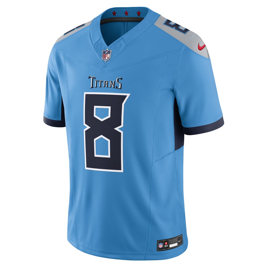 Men's Tennessee Titans Will Levis Light Blue Alternate Vapor F.U.S.E. Limited Jersey