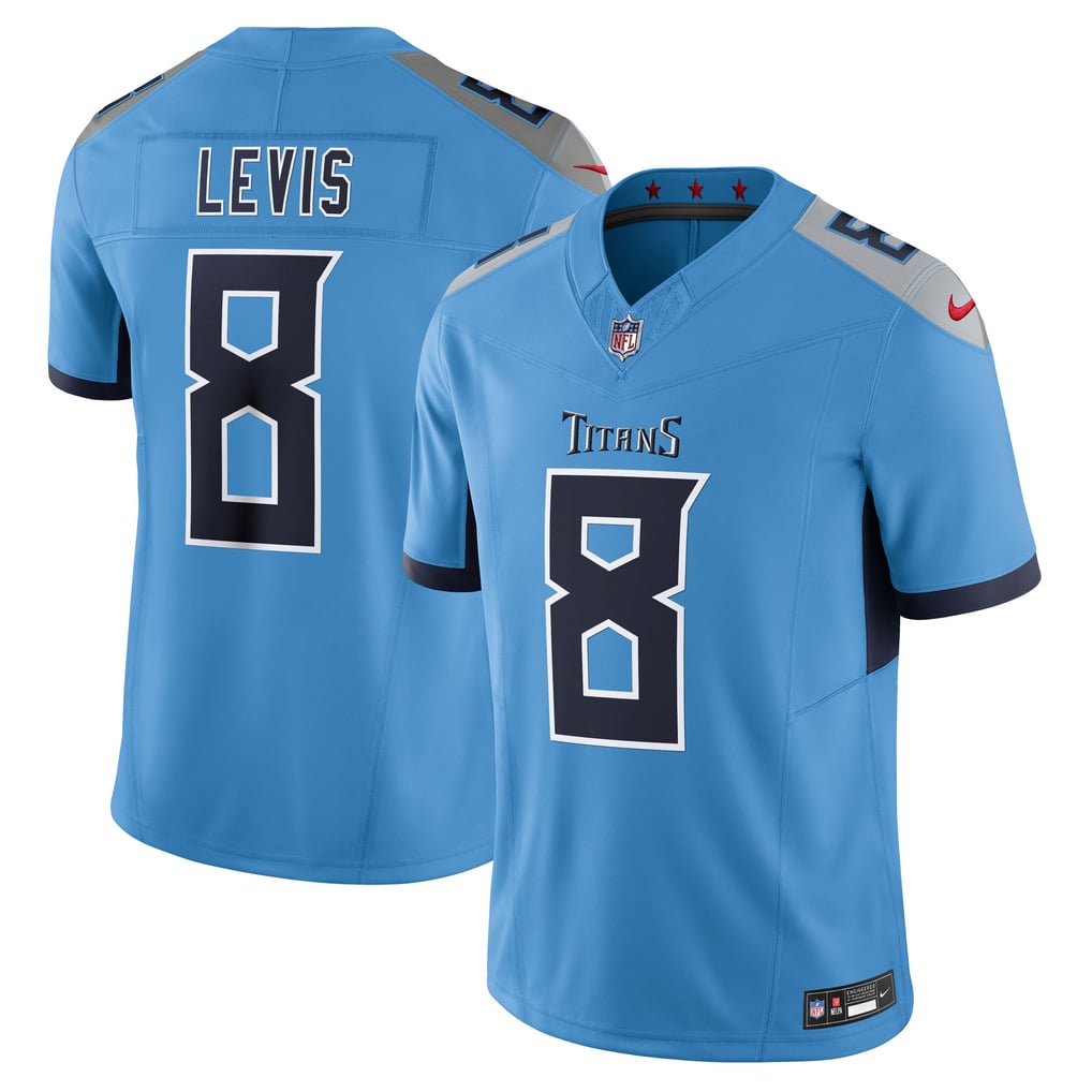 Men's Tennessee Titans Will Levis Light Blue Alternate Vapor F.U.S.E. Limited Jersey