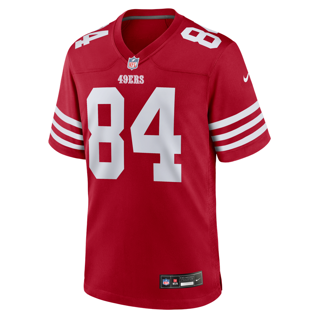 Men's San Francisco 49ers Will Pauling Scarlet Team Game Jersey