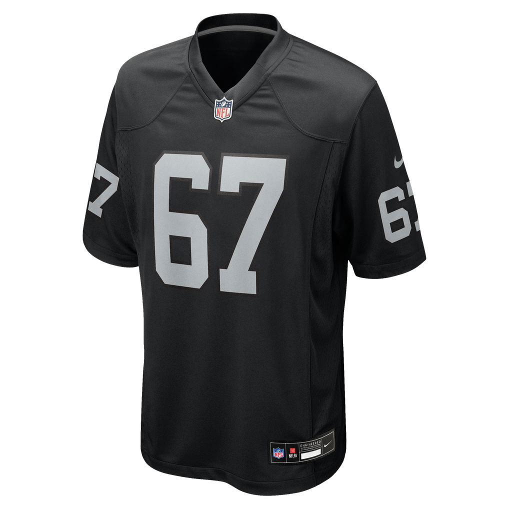Men's Las Vegas Raiders Will Putnam Black Team Game Jersey