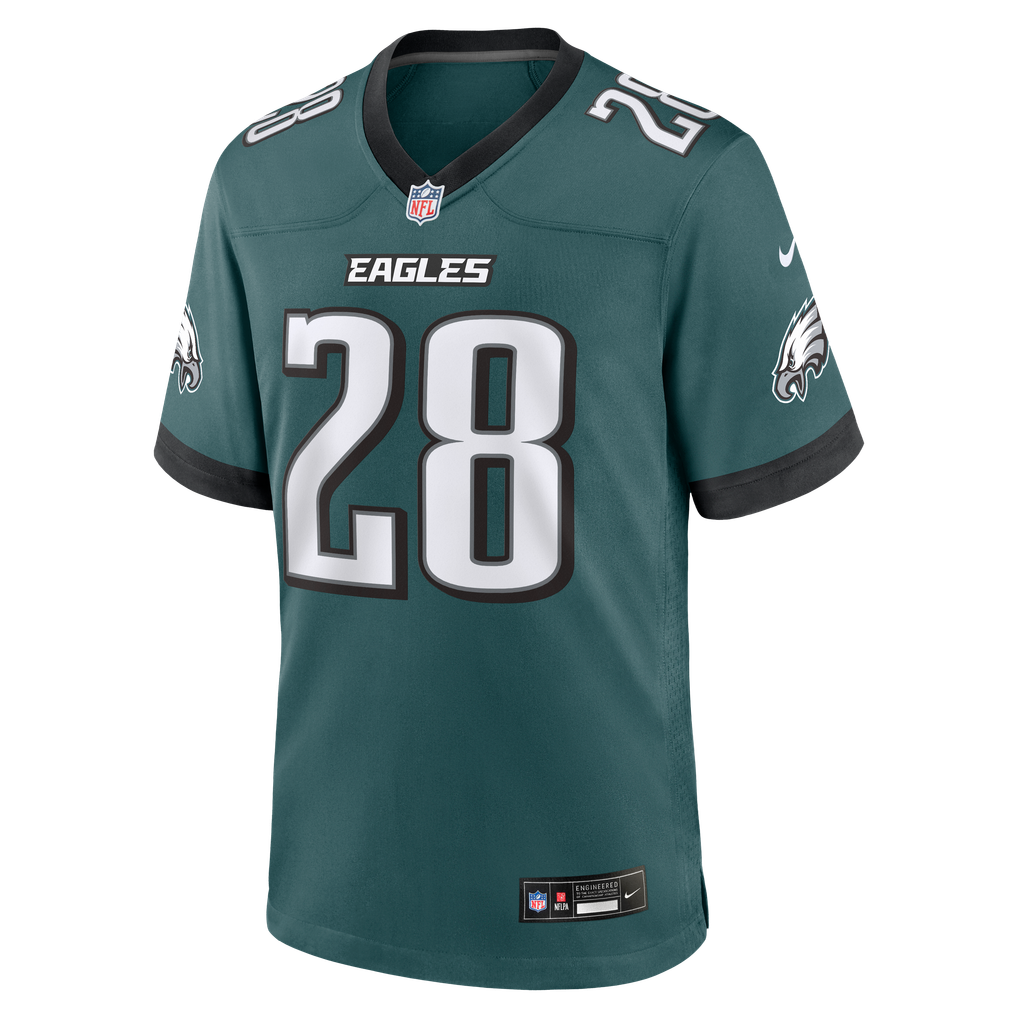 Men's Philadelphia Eagles Will Shipley Midnight Green Team Game Jersey