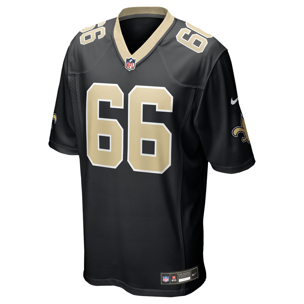 Men's New Orleans Saints William Sherman Black Team Game Jersey