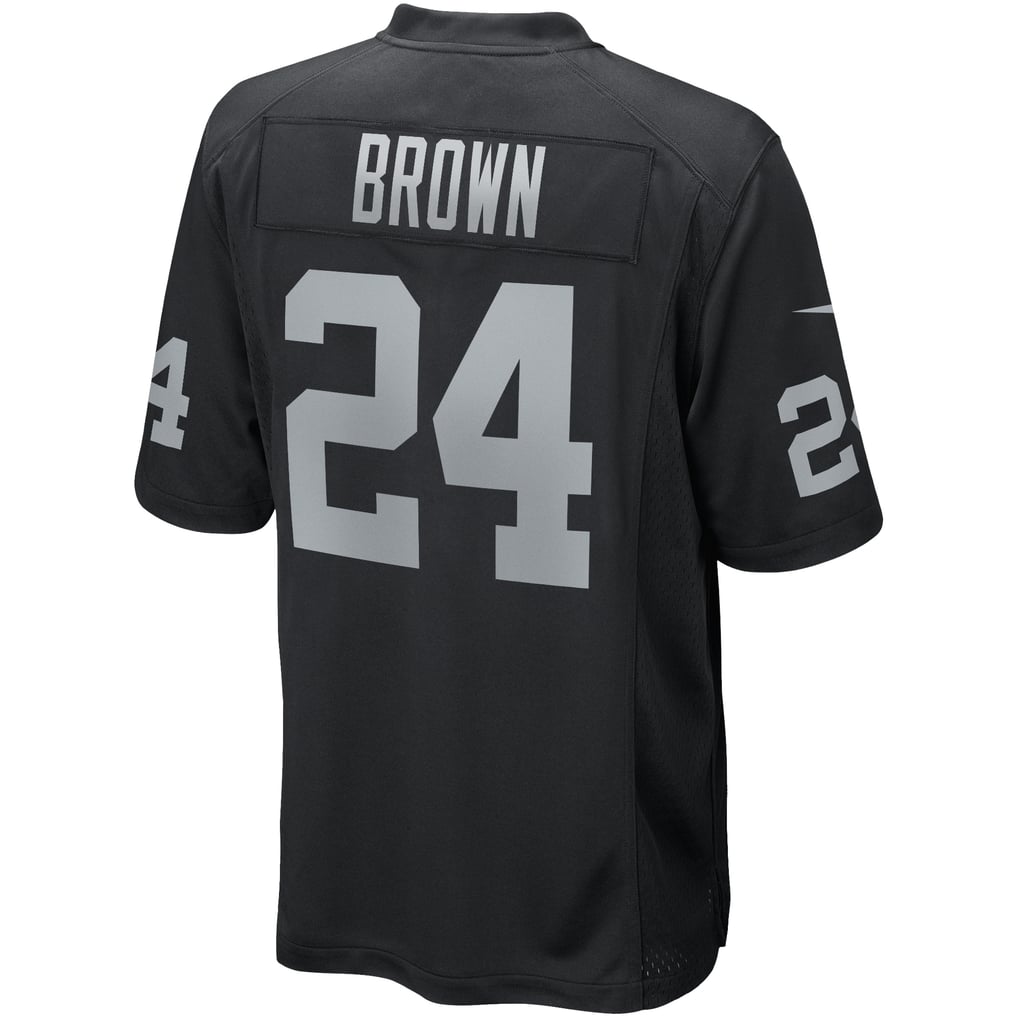 Men's Las Vegas Raiders Willie Brown Black Game Retired Player Jersey