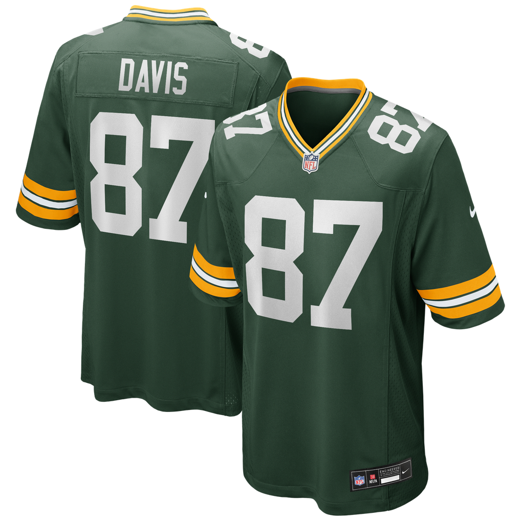 Men's Green Bay Packers Willie Davis Green Game Retired Player Jersey