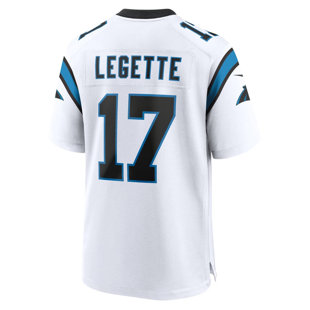 Men's Carolina Panthers Xavier Legette White Game Jersey