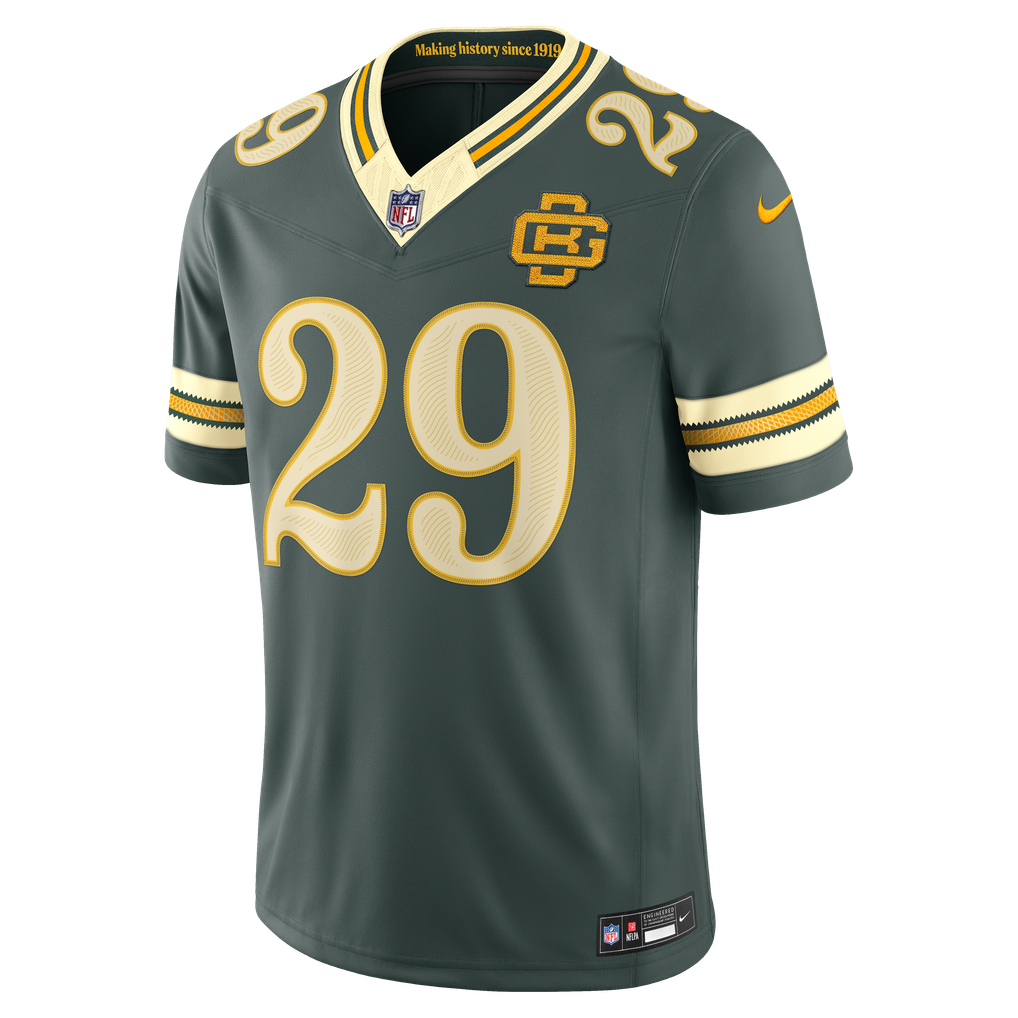 Men's Green Bay Packers Xavier McKinney Green 2026 Rivalries Collection Stitched Limited Jersey