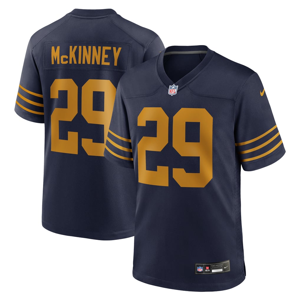 Men's Green Bay Packers Xavier McKinney Navy The 1923 Classic Game Jersey