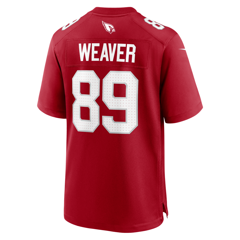 Men's Arizona Cardinals Xavier Weaver Cardinal Team Game Jersey