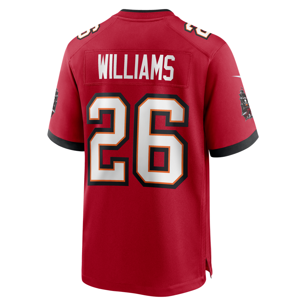 Men's Tampa Bay Buccaneers Xavier Williams Red Team Game Jersey