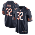 Men's Chicago Bears Xavier Woods Navy Team Game Jersey