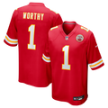 Men's Kansas City Chiefs Xavier Worthy Red Player Game Jersey