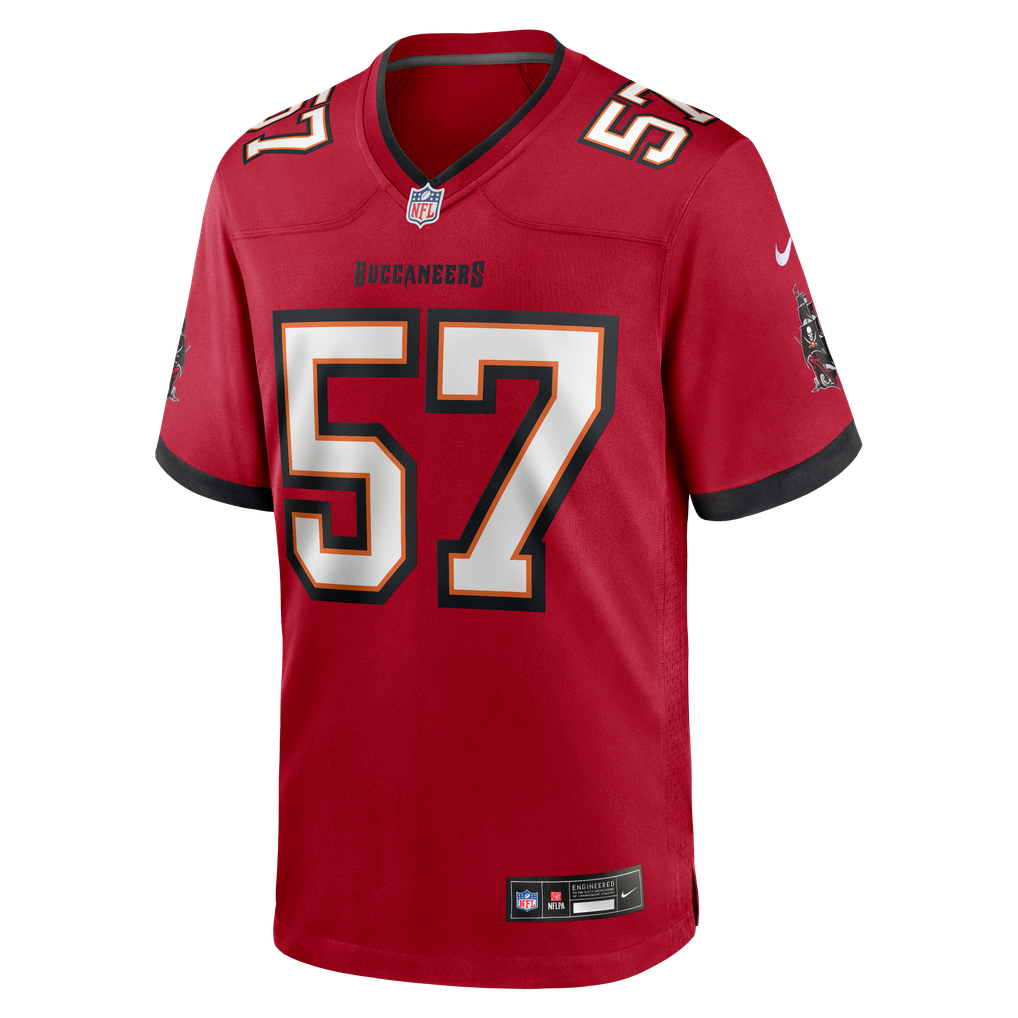 Men's Tampa Bay Buccaneers Yasir Holmes Red Team Game Jersey