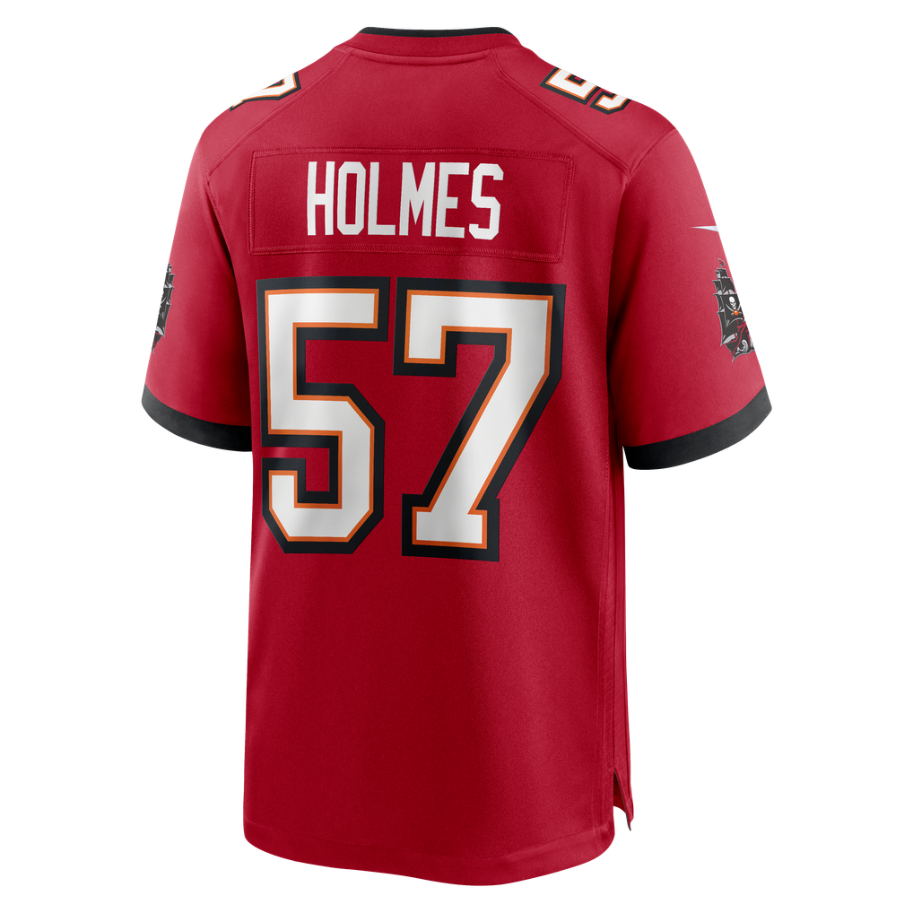 Men's Tampa Bay Buccaneers Yasir Holmes Red Team Game Jersey
