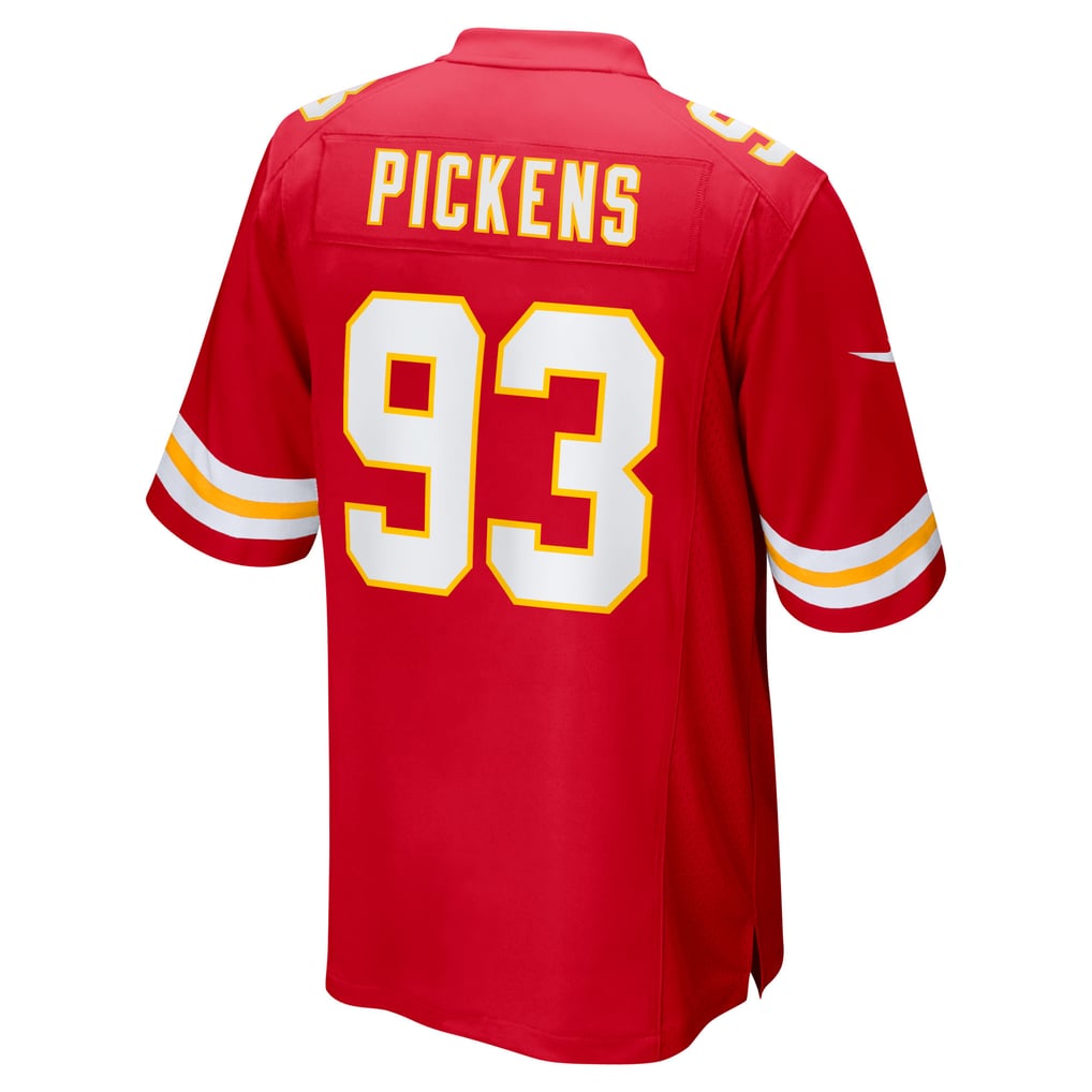 Men's Kansas City Chiefs Zacch Pickens Red Team Game Jersey