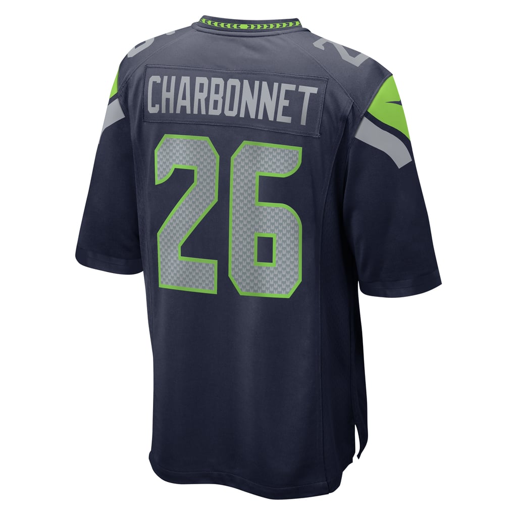 Men's Seattle Seahawks Zach Charbonnet College Navy Game Jersey