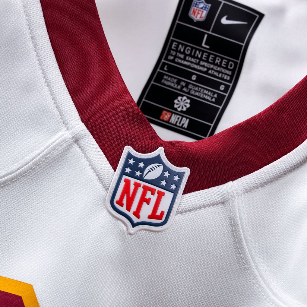 Men's Washington Commanders Zach Ertz White Game Super Bowl Era Jersey