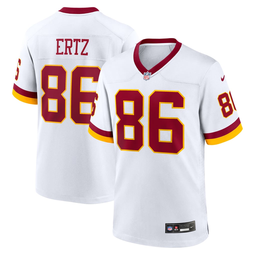 Men's Washington Commanders Zach Ertz White Game Super Bowl Era Jersey