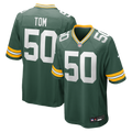 Men's Green Bay Packers Zach Tom Green Game Player Jersey