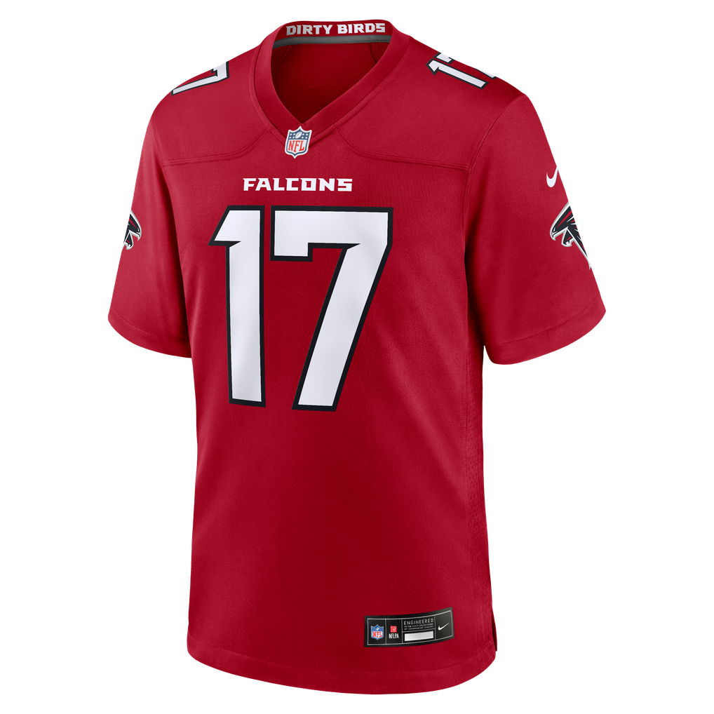 Men's Atlanta Falcons Zachariah Branch Red Team Game Jersey