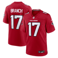 Men's Atlanta Falcons Zachariah Branch Red Team Game Jersey