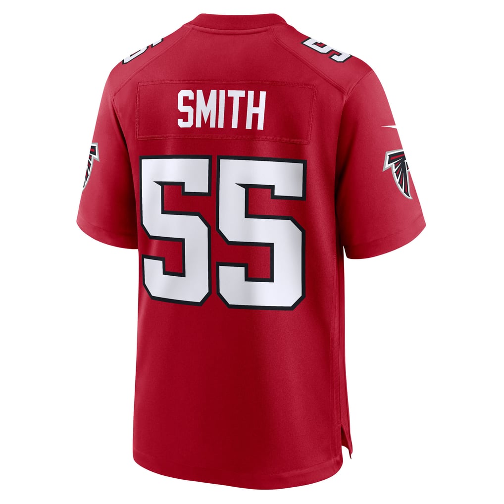 Men's Atlanta Falcons Za'Darius Smith Red Team Game Jersey