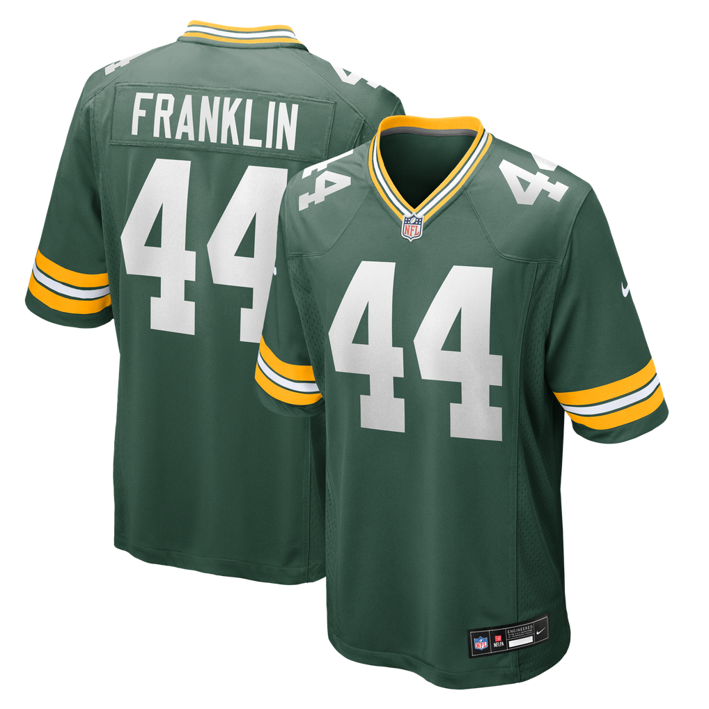 Men's Green Bay Packers Zaire Franklin Green Game Jersey