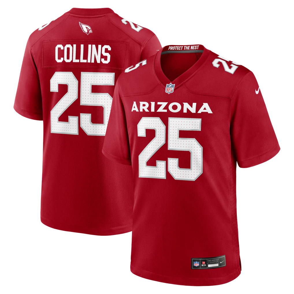 Men's Arizona Cardinals Zaven Collins Cardinal Home Game Jersey