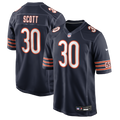 Men's Chicago Bears Zavier Scott Navy Team Game Jersey