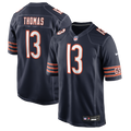 Men's Chicago Bears Zavion Thomas Navy Team Game Jersey