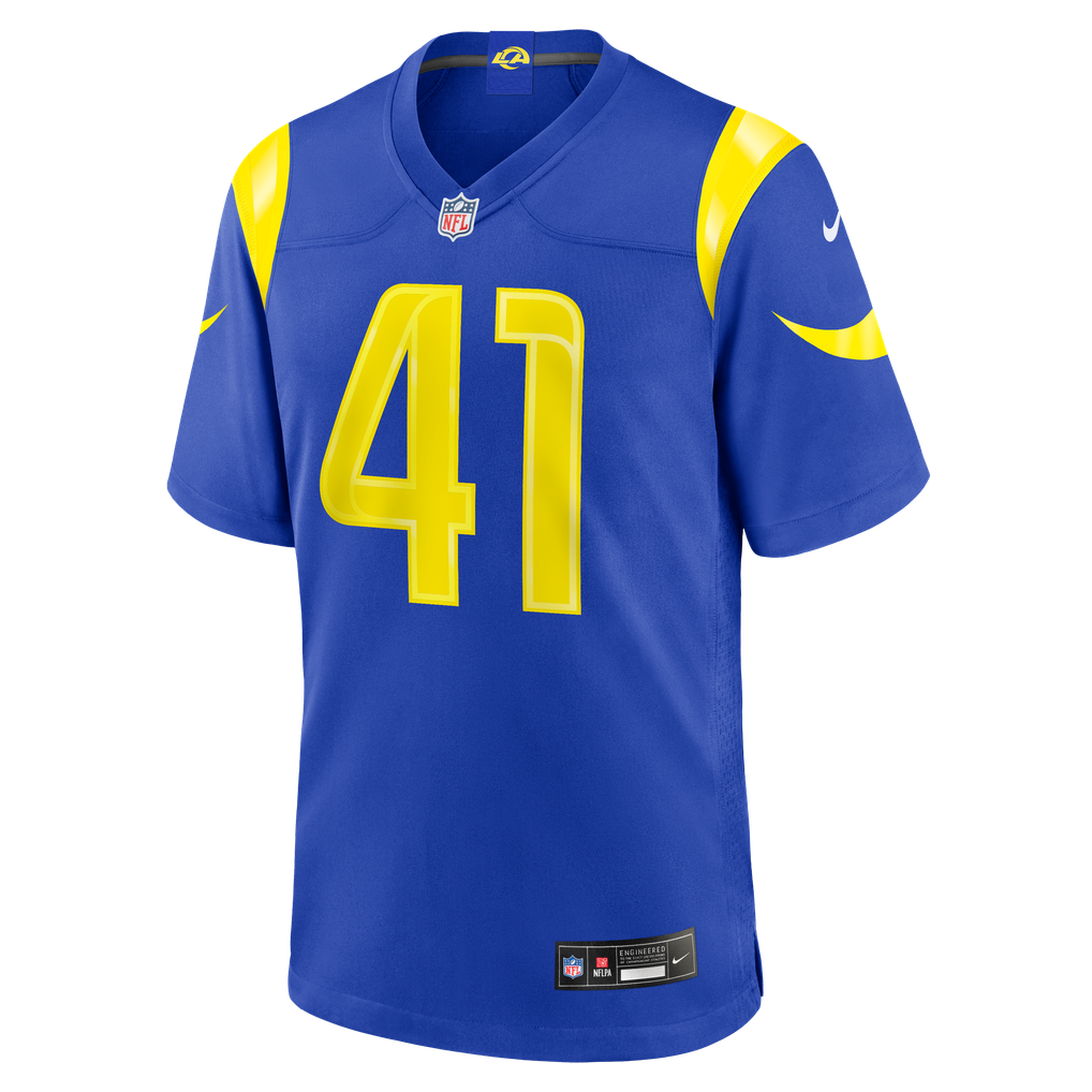 Men's Los Angeles Rams Zech McPhearson Royal Team Game Jersey