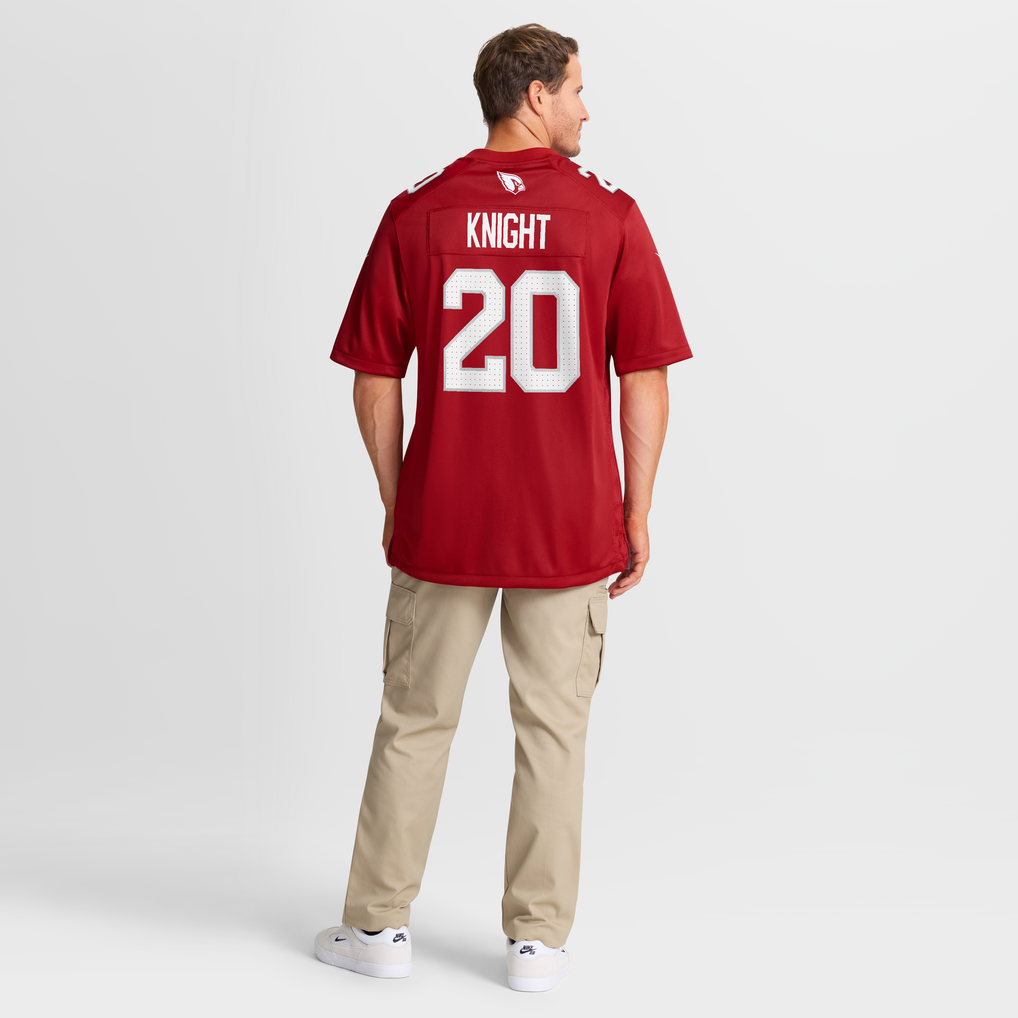 Men's Arizona Cardinals Zonovan Knight Cardinal Team Game Jersey