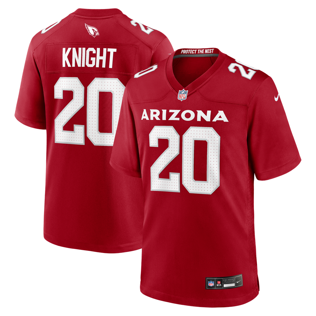 Men's Arizona Cardinals Zonovan Knight Cardinal Team Game Jersey