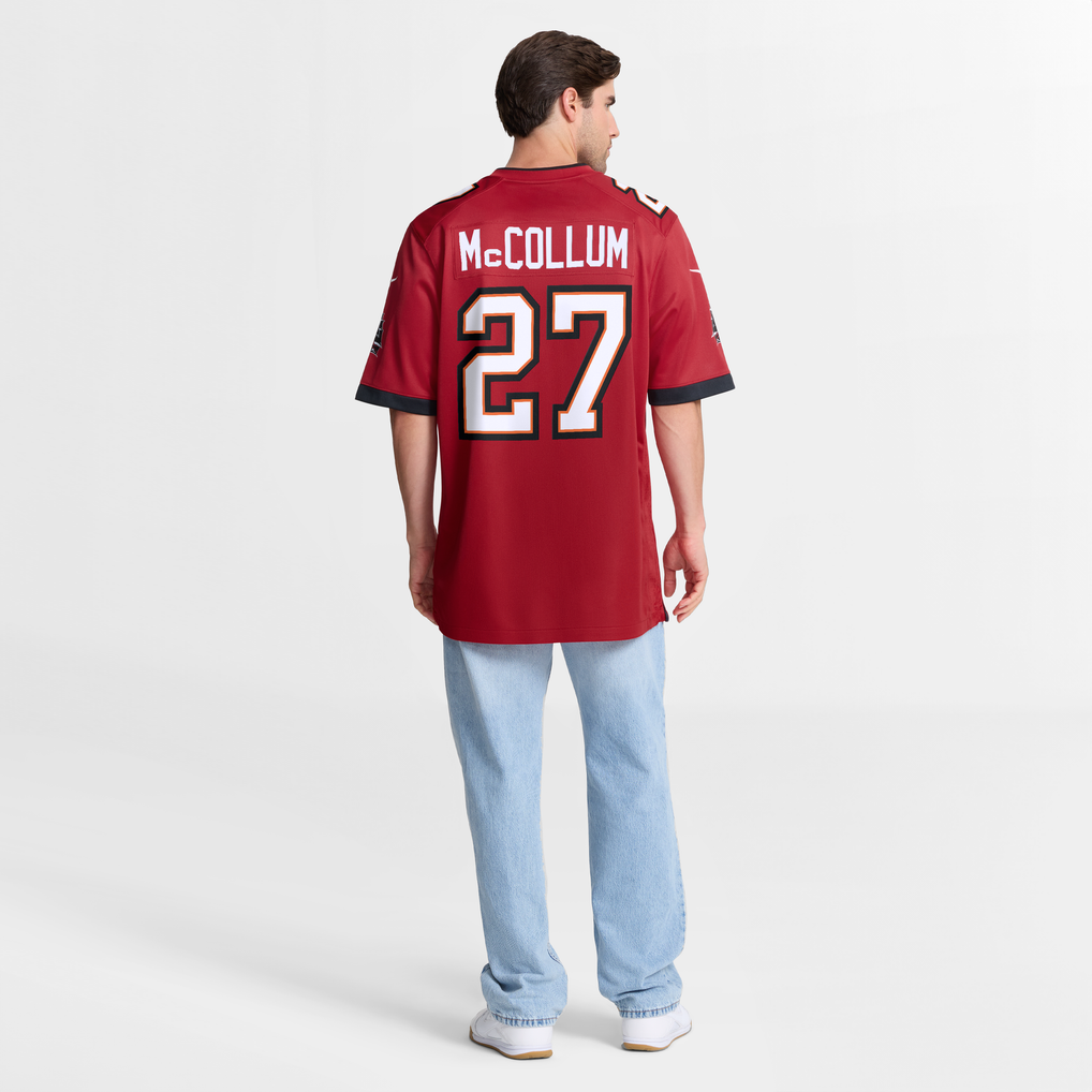 Men's Tampa Bay Buccaneers Zyon McCollum Red Game Player Jersey
