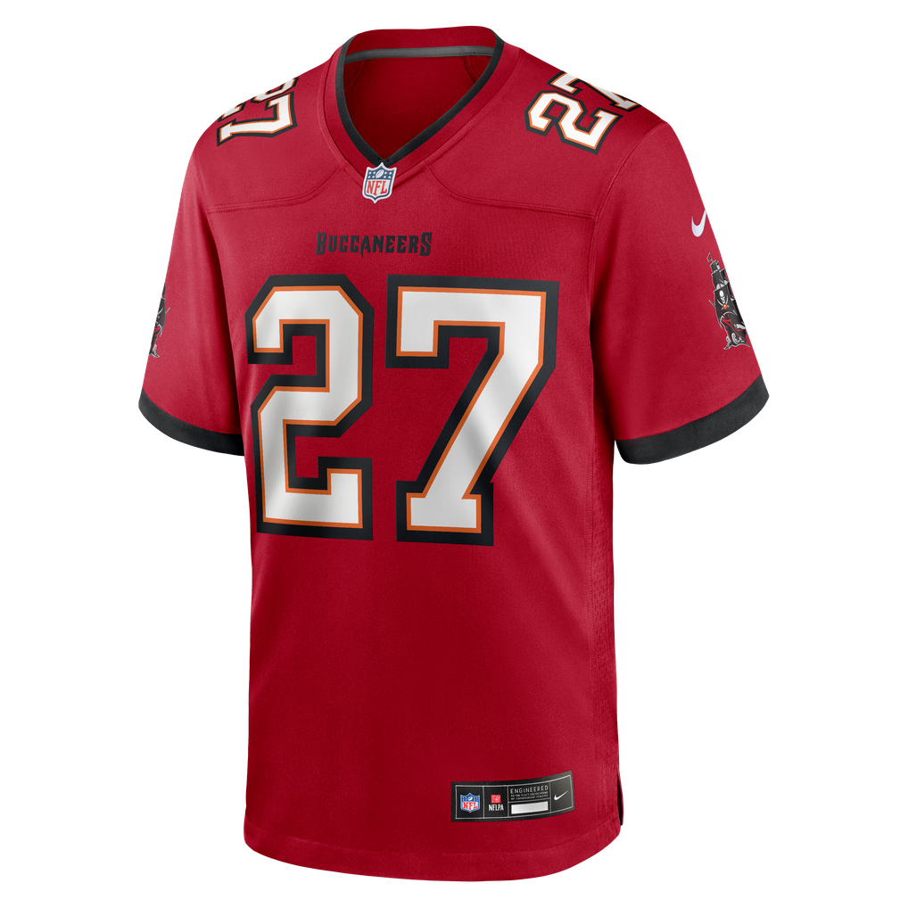 Men's Tampa Bay Buccaneers Zyon McCollum Red Game Player Jersey