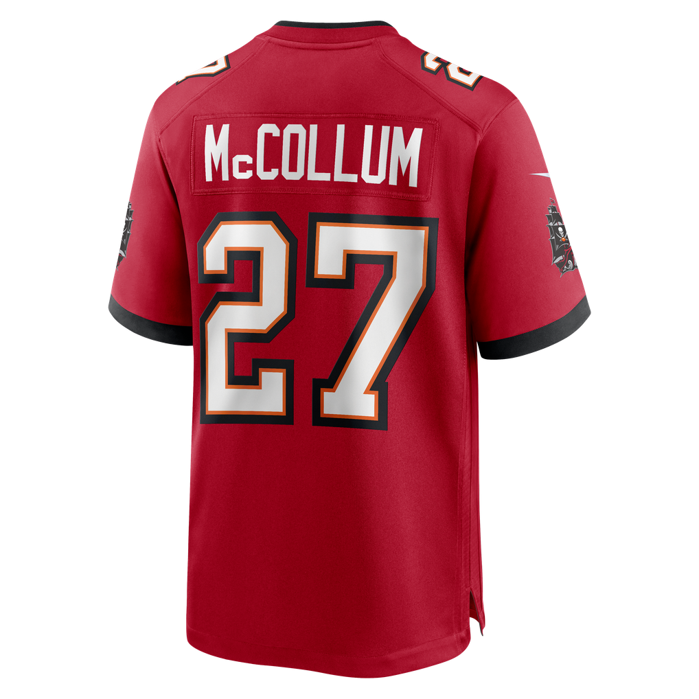 Men's Tampa Bay Buccaneers Zyon McCollum Red Game Player Jersey