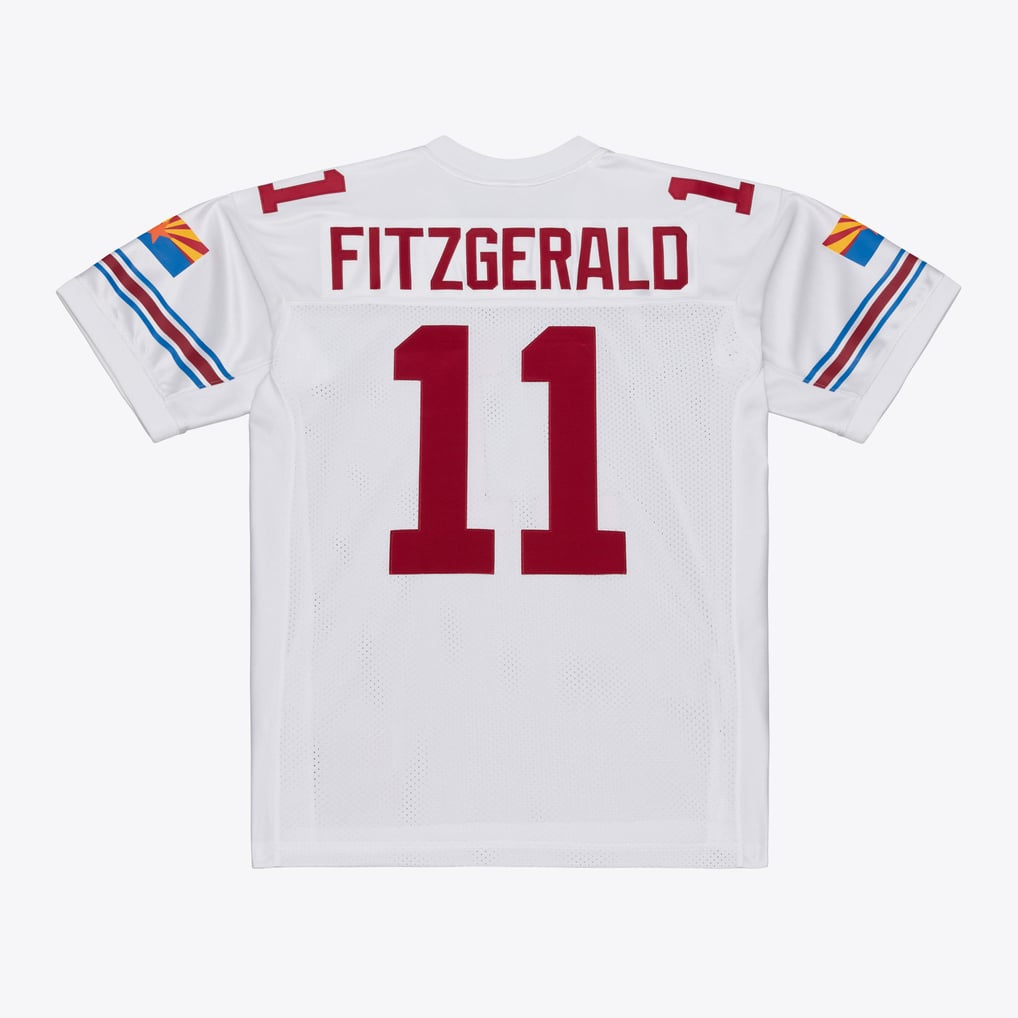Arizona Cardinals Larry Fitzgerald White Big & Tall 2004 Legacy Retired Player Jersey