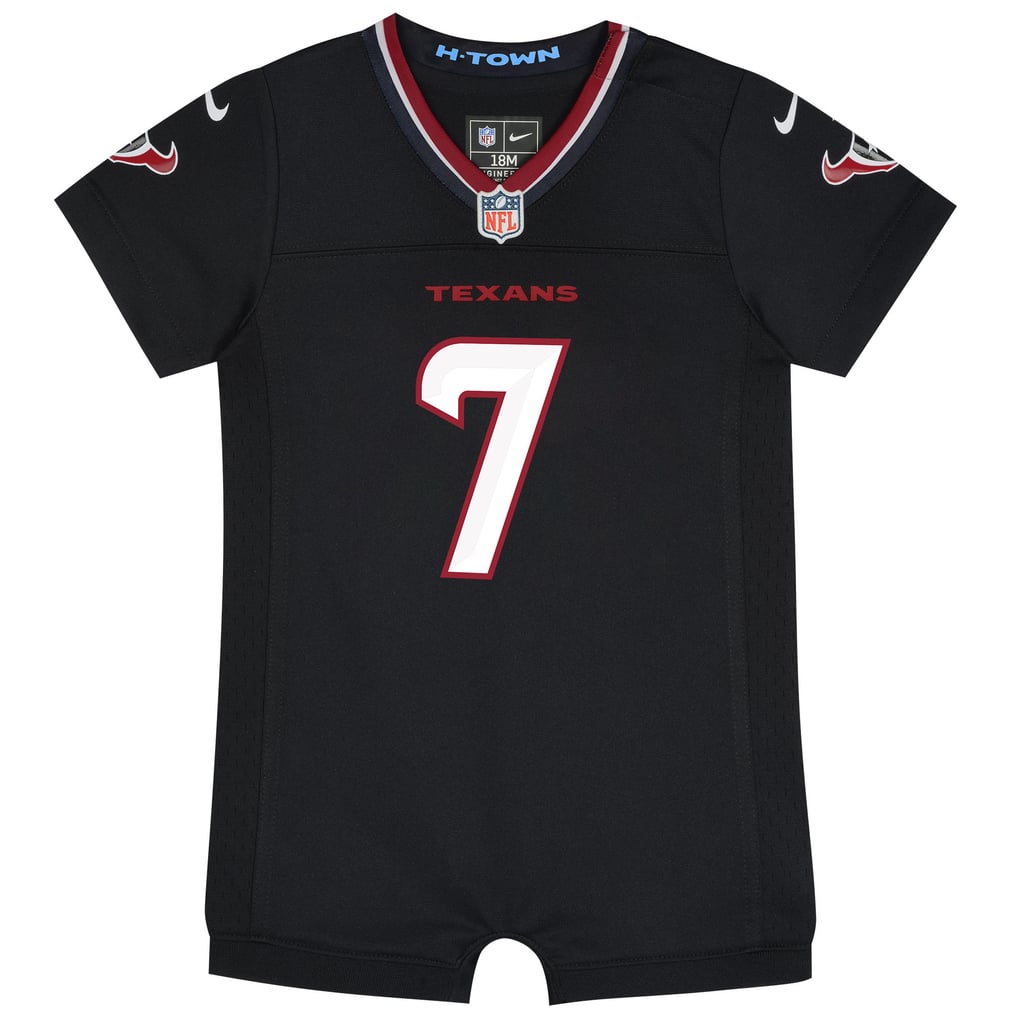 Newborn Houston Texans C.J. Stroud Navy Romper Game Jersey