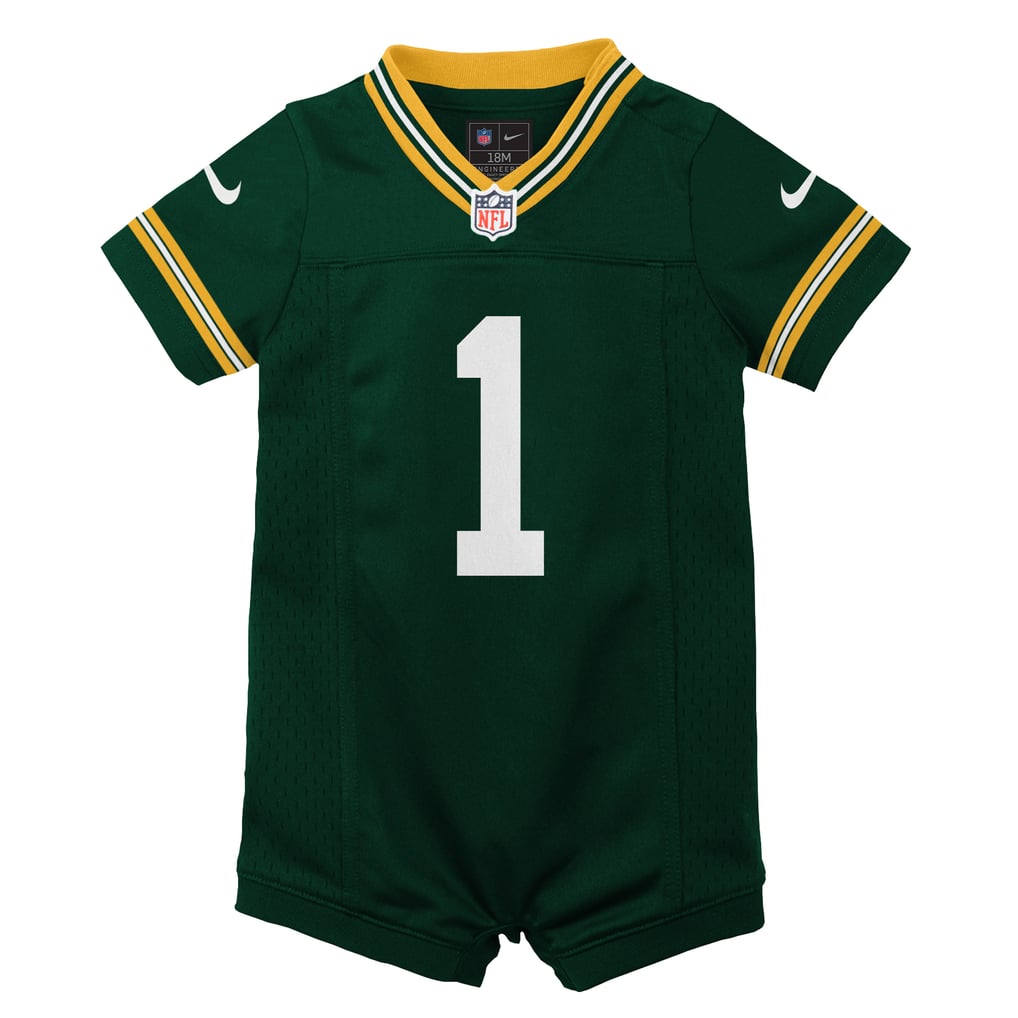 Newborn Green Bay Packers Micah Parsons Green Romper Game Jersey