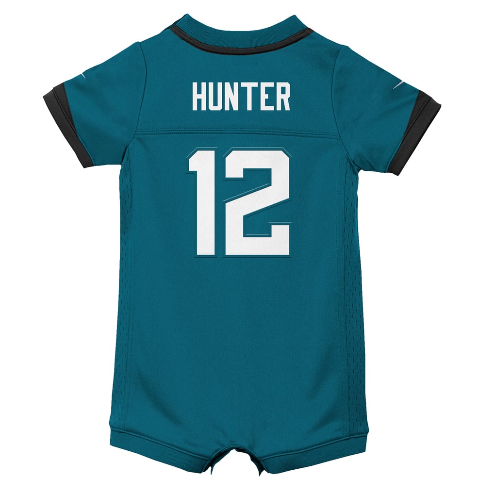 Newborn Jacksonville Jaguars Travis Hunter Teal Romper Game Jersey