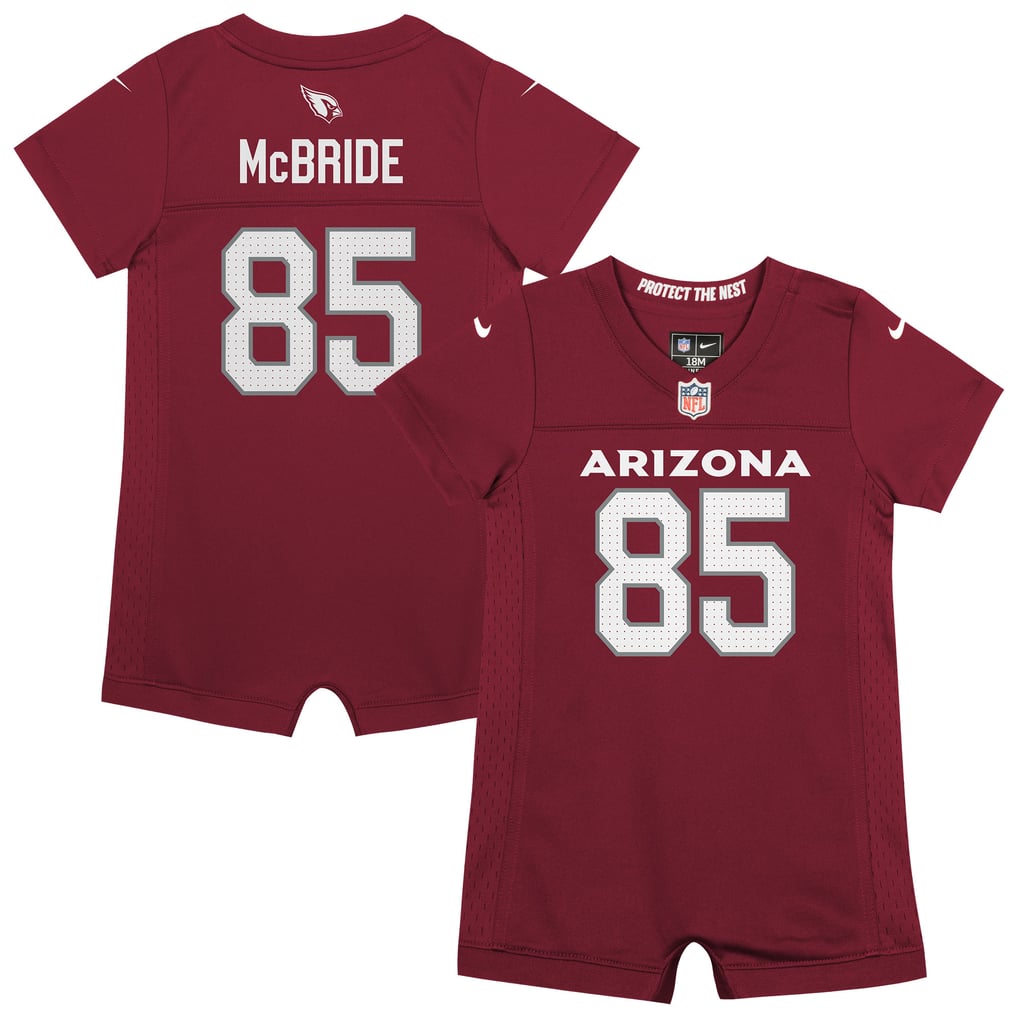 Newborn Arizona Cardinals Trey McBride Cardinal Romper Game Jersey