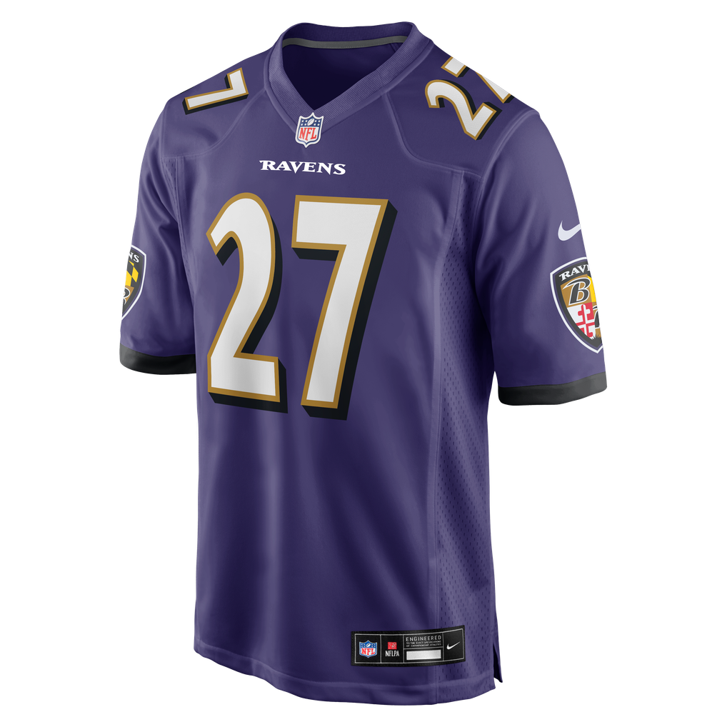 Men's Baltimore Ravens T.J. Tampa Purple Team Game Jersey