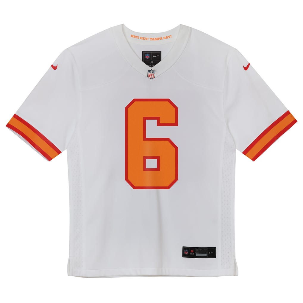 Preschool '76 Tampa Bay Buccaneers Baker Mayfield White Game Jersey