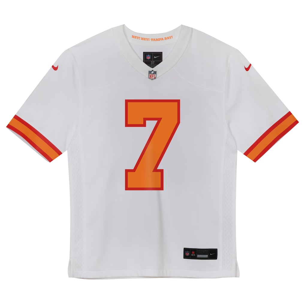 Preschool '76 Tampa Bay Buccaneers Bucky Irving White Game Jersey