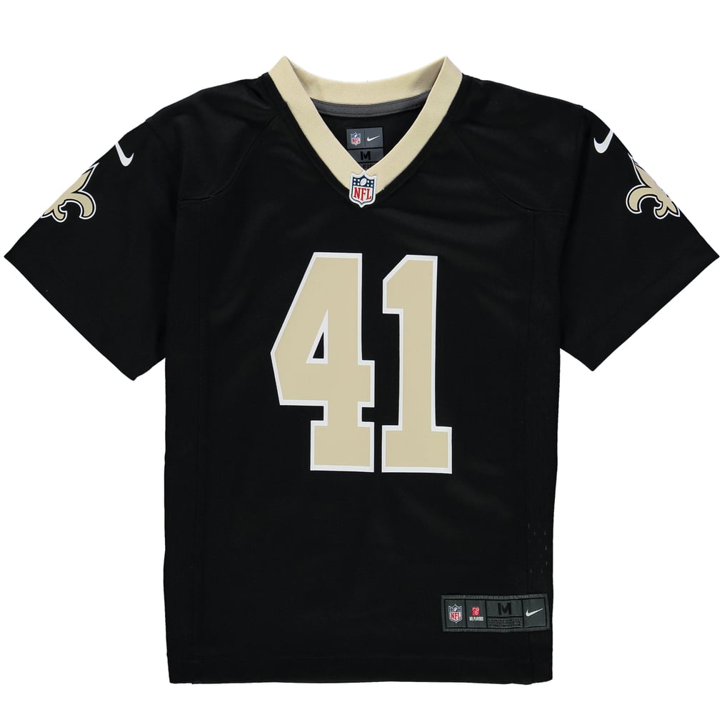 Preschool New Orleans Saints Alvin Kamara Black Game Jersey