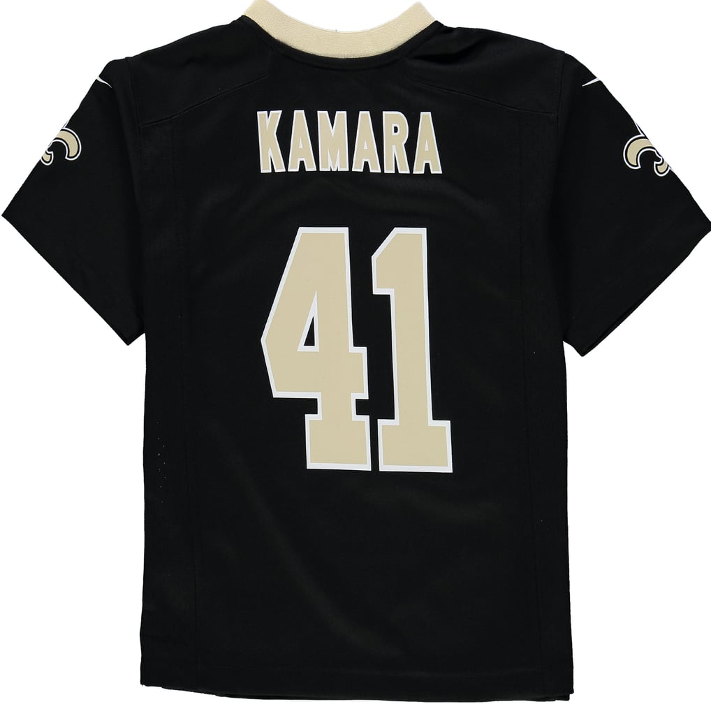 Preschool New Orleans Saints Alvin Kamara Black Game Jersey