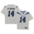 Preschool Detroit Lions Amon-Ra St. Brown Silver 2026 Rivalries Collection Game Jersey