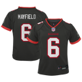 Preschool Tampa Bay Buccaneers Baker Mayfield Pewter Alternate Game Jersey