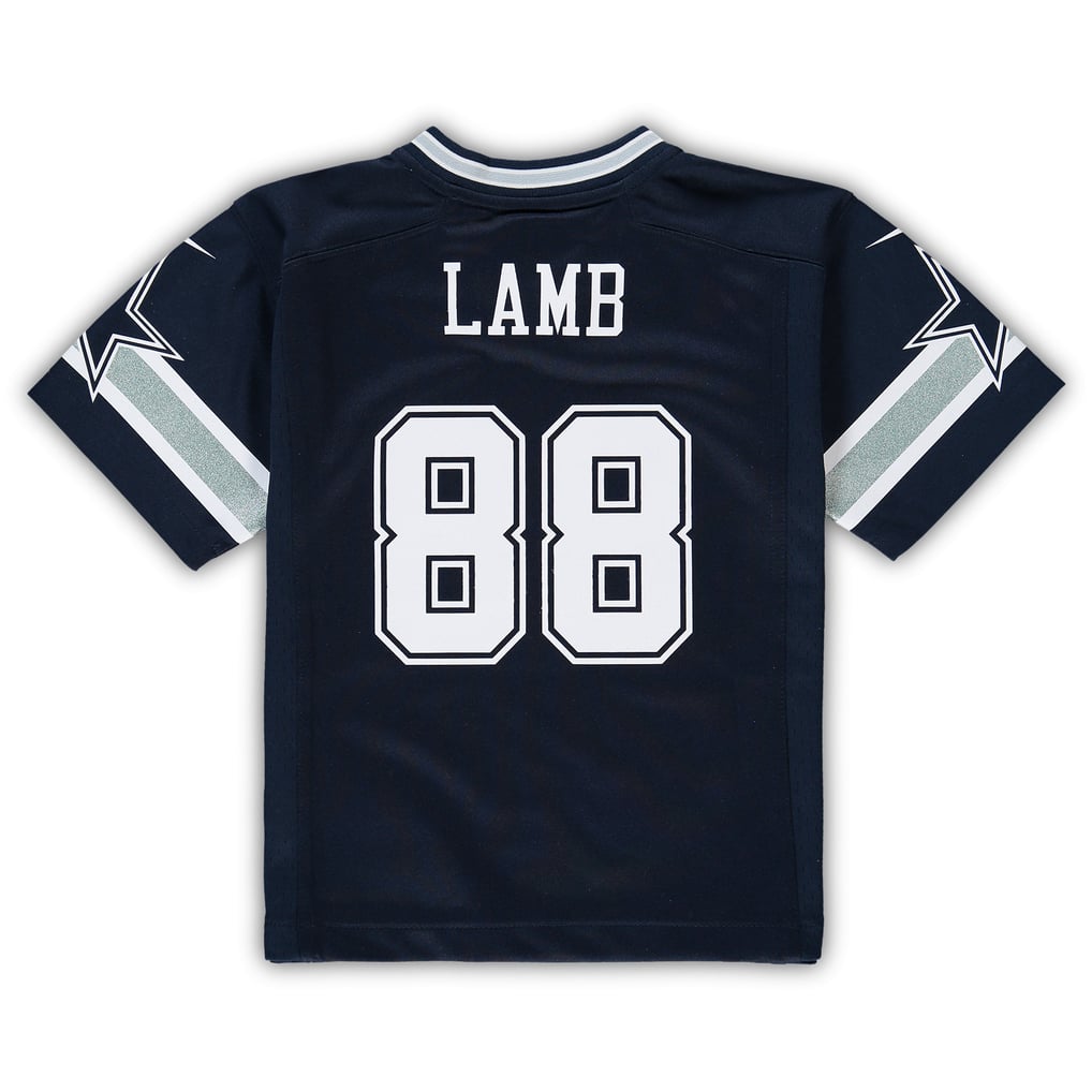 Preschool Dallas Cowboys CeeDee Lamb Navy Game Jersey